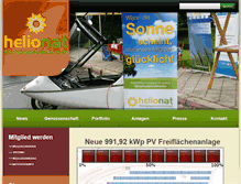 Tablet Screenshot of helionat.de